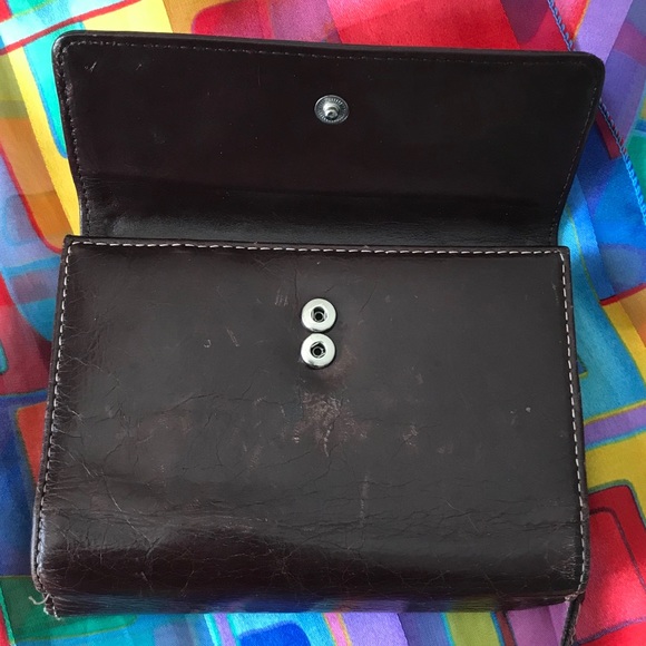 Vintage Gianni Bini Leather Wallet Clutch - Picture 3 of 8